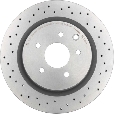 Rear Disc Brake Rotor by BREMBO - 09.7356.2X (1 Qty) pa2