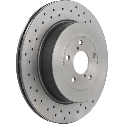 Rear Disc Brake Rotor by BREMBO - 09.7813.1X (1 Qty) pa1