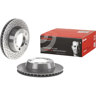 Rear Disc Brake Rotor by BREMBO - 09.8890.21 (1 Qty) pa25
