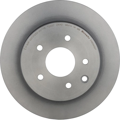 Rear Disc Brake Rotor by BREMBO - 09.8969.21 (1 Qty) pa1
