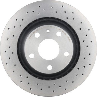 Rear Disc Brake Rotor by BREMBO - 09.9768.1X (1 Qty) pa26