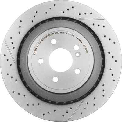 Rear Disc Brake Rotor by BREMBO - 09.A822.11 (1 Qty) pa2