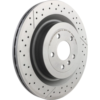 Rear Disc Brake Rotor by BREMBO - 09.B710.11 (1 Qty) pa25