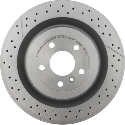 Rear Disc Brake Rotor by BREMBO - 09.B710.11 (1 Qty) pa26
