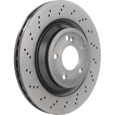 Rear Disc Brake Rotor by BREMBO - 09.B743.51 (1 Qty) pa1