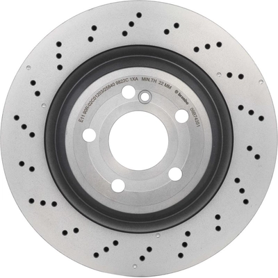 Rear Disc Brake Rotor by BREMBO - 09.B743.51 (1 Qty) pa2