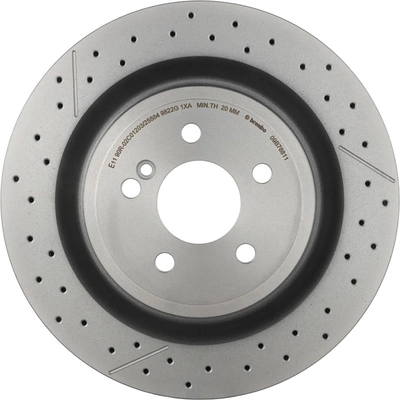 Rear Disc Brake Rotor by BREMBO - 09.B788.11 (1 Qty) pa26