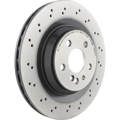 Rear Disc Brake Rotor by BREMBO - 09.B842.21 (1 Qty) pa25