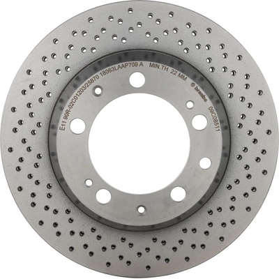 Rear Disc Brake Rotor by BREMBO - 09.C085.11 (1 Qty) pa2