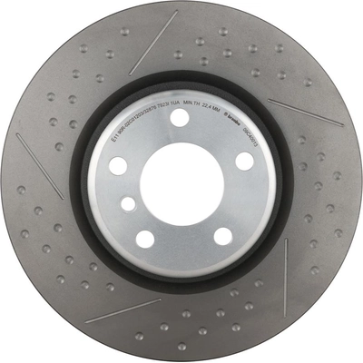 Rear Disc Brake Rotor by BREMBO - 09.C400.13 (1 Qty) pa2