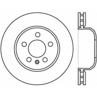 Rear Disc Brake Rotor by CENTRIC PARTS - 121.34131 pa1