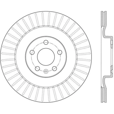 Rotor de frein à disque arrière by CENTRIC PARTS - 121.39053 pa3