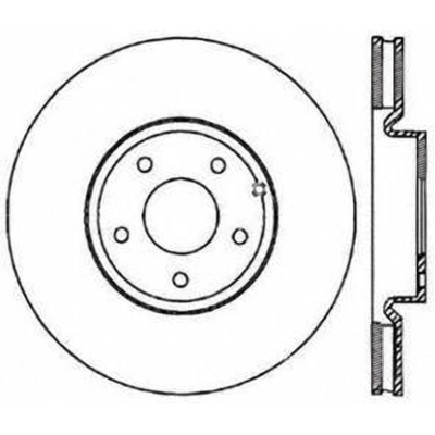 Rear Disc Brake Rotor by CENTRIC PARTS - 121.42079 pa1