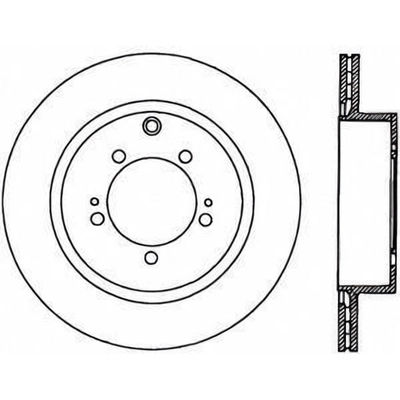 Rotor de frein � disque arri�re by CENTRIC PARTS - 121.46075 pa4