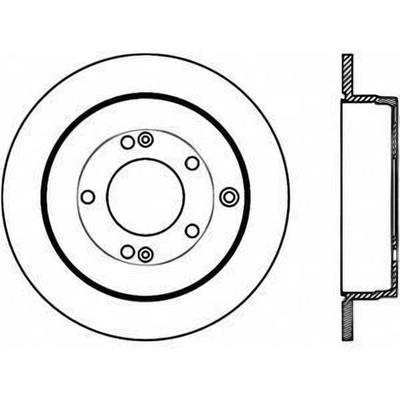 Rear Disc Brake Rotor by CENTRIC PARTS - 121.51022 pa4