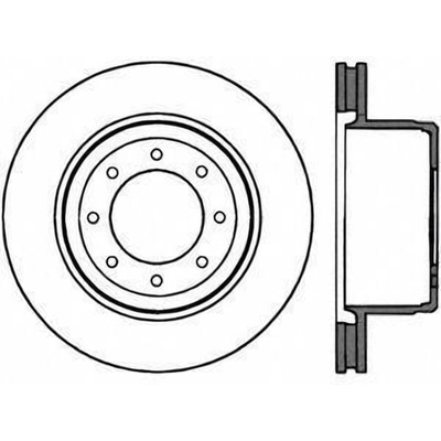 Rear Disc Brake Rotor by CENTRIC PARTS - 121.65114 pa1