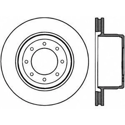 Rotor de frein à disque arrière par CENTRIC PARTS - 121.65114 pa1