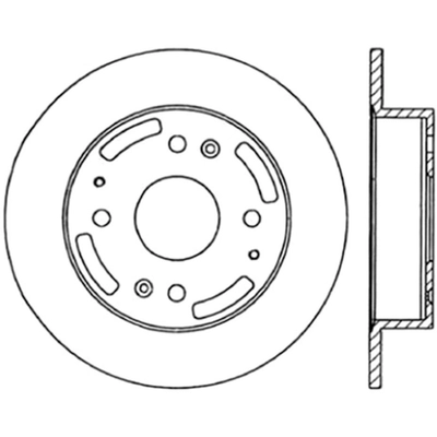 Rear Disc Brake Rotor by CENTRIC PARTS - 320.40041 pa6