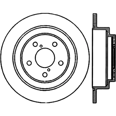 Rotor de frein à disque arrière par CENTRIC PARTS - 320.47011 pa2