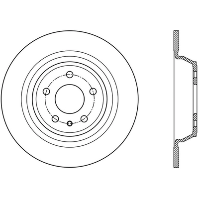 Rotor de frein à disque arrière par CENTRIC PARTS - 320.61103 pa2