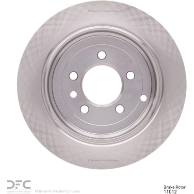 DYNAMIC FRICTION COMPANY - 600-11012 - Rear Disc Brake Rotor pa2