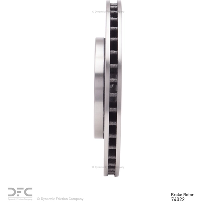 Rear Disc Brake Rotor by DYNAMIC FRICTION COMPANY - 600-74022 pa2