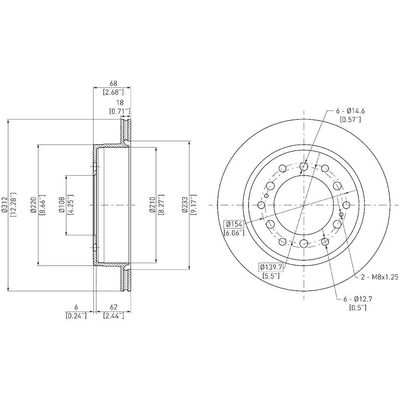 DYNAMIC FRICTION COMPANY - 604-76143 - Rotor de frein � disque arri�re pa2