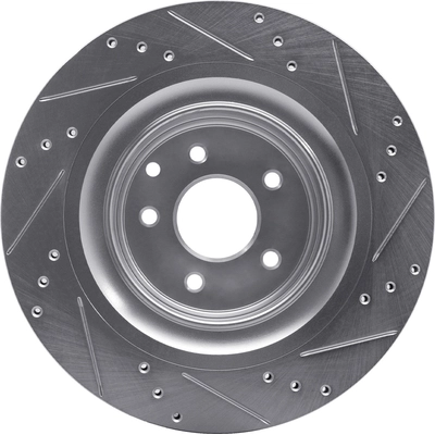 DYNAMIC FRICTION COMPANY - 631-68013L - Rear Driver Side Brake Rotor pa1