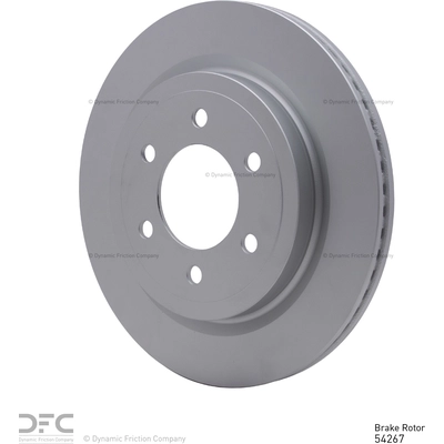 DYNAMIC FRICTION COMPANY - 900-54267 - Rear Disc Brake Rotor pa5