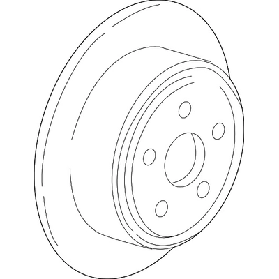Rear Disc Brake Rotor by MOTORCRAFT - BRRC1239 pa1
