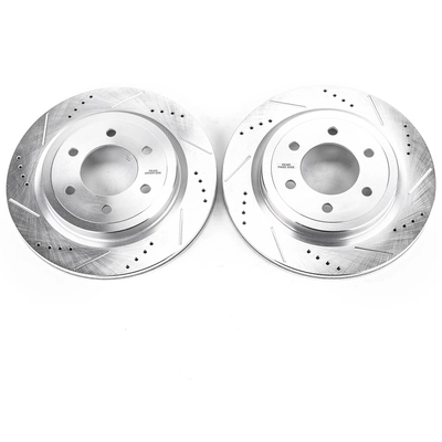 POWER STOP - AR85195XPR - Evolution Drilled Slotted & Zinc Plated Rotors pa1