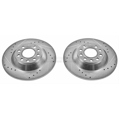 Rear Disc Brake Rotor by POWER STOP - EBR1008XPR pa1