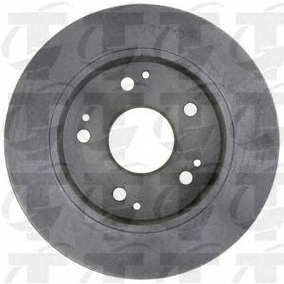 Rear Disc Brake Rotor by TOP QUALITY - 8-96710 pa6