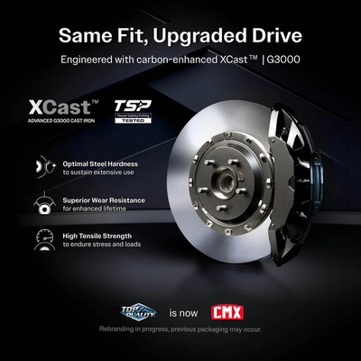 Rear Disc Brake Rotor by TOP QUALITY - 8-TQ8152 pa2