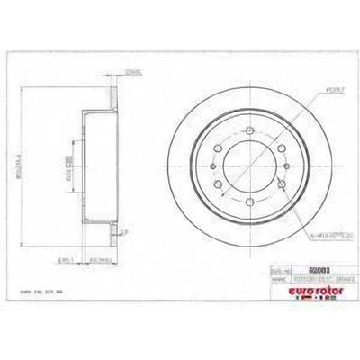 Rear Disc Brake Rotor by ULTRA - 52003 pa2