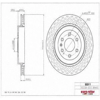 Rear Disc Brake Rotor by ULTRA - 55911 pa8