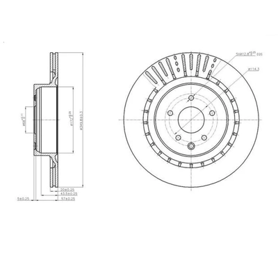 ULTRA - NI4022 - Rear Disc Brake Rotor pa1