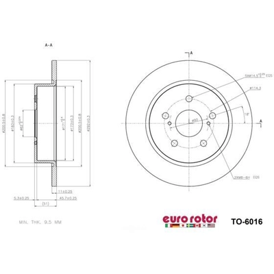 ULTRA - TO6016 - Disc Brake Rotor pa1