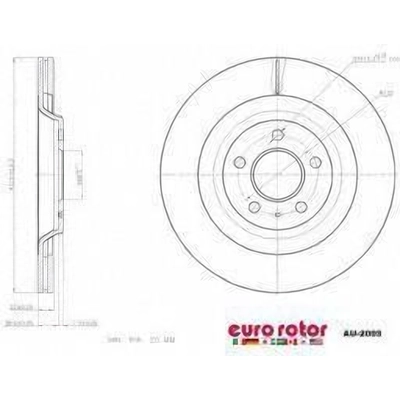 ULTRA - AU2003 - Rotor de frein � disque arri�re pa1