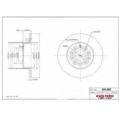 Rear Disc Brake Rotor by ULTRA - VW282 pa1