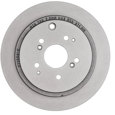 Rear Disc Brake Rotor by WORLDPARTS - WS1-231318 pa3