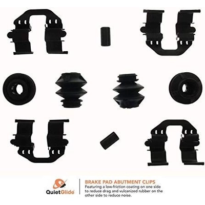 Rear Disc Hardware Kit by CARLSON - 13564Q pa4