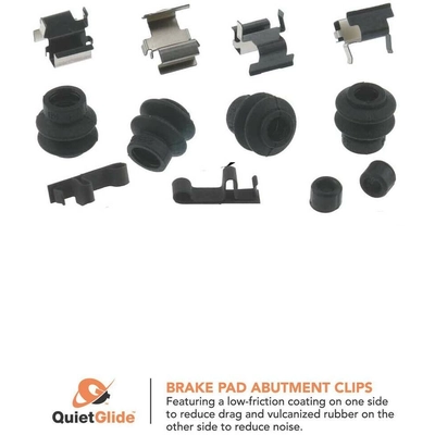 Rear Disc Hardware Kit by CARLSON - H5803Q pa3