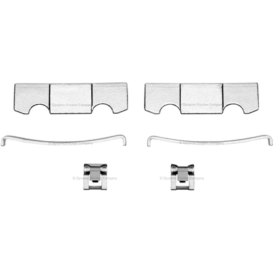 Rear Disc Hardware Kit by DYNAMIC FRICTION COMPANY - 340-47056 pa1