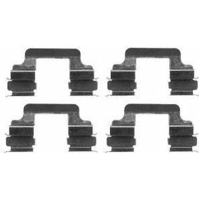 Rear Disc Hardware Kit by HELLA PAGID - 355203081 pa1