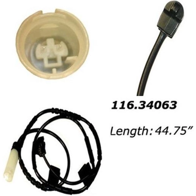 Rear Disc Pad Sensor Wire by CENTRIC PARTS - 116.34063 pa9