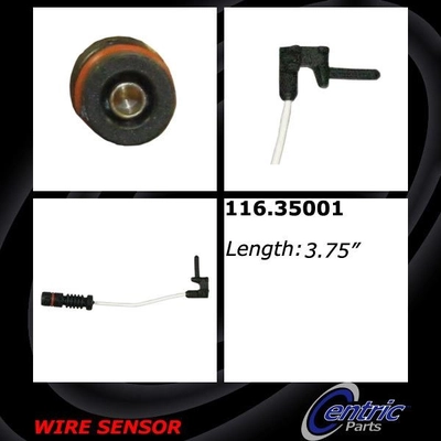Rear Disc Pad Sensor Wire by CENTRIC PARTS - 116.35001 pa5