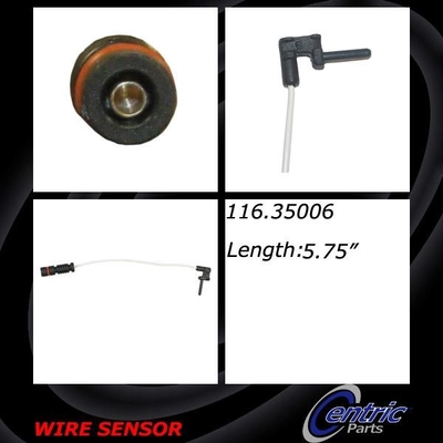 Rear Disc Pad Sensor Wire by CENTRIC PARTS - 116.35006 pa5