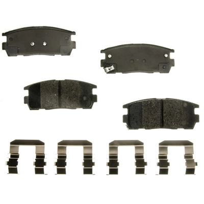 AGNA BRAKES - PLD1275CM - Rear Disc Brake Pad Set pa1