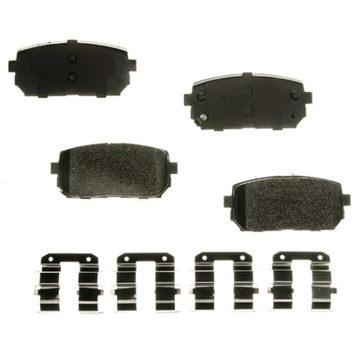 AGNA BRAKES - PLD1296CM - Rear Disc Brake Pad Set pa1